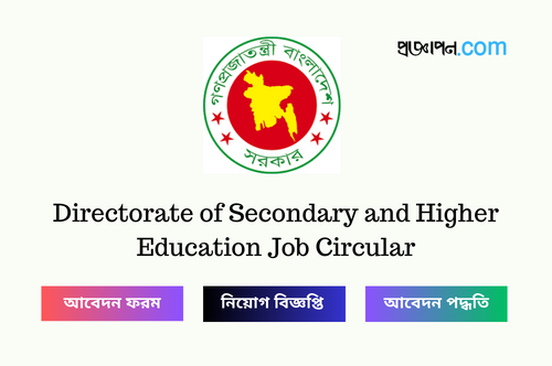 Directorate of Secondary and Higher Education Job Circular