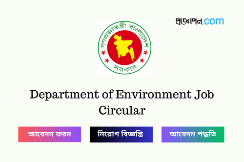 Department of Environment Job Circular