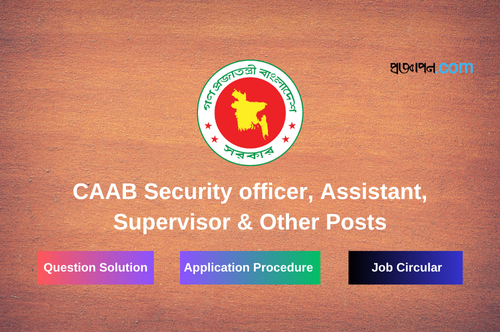 CAAB Security officer, Assistant, Supervisor & Other Posts